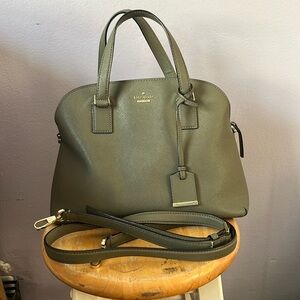 Kate Spade Dome Crossbody Bag in Dark Green